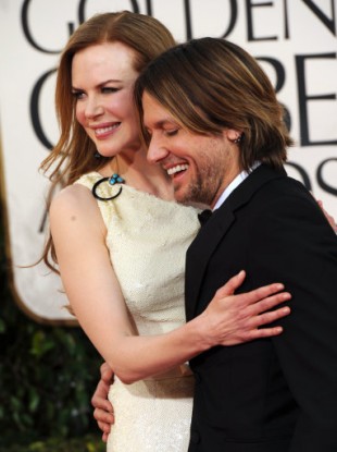  Nicole Kidman Keith Urban arrive at the 68th Annual Golden Globe Awards held at the Beverly Hilton Hotel