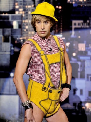 Sacha Baron Cohen as Bruno on 9 July, 2009.