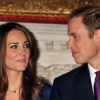 Prince William and Kate Middleton, during a photocall in St James's Palace, London to mark their engagement.