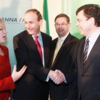 Micheal Martin thanked his rivals for the Fianna Fail leadership - Mary Hanafin, Eamon O Cuiv and Brian Lenihan - for their