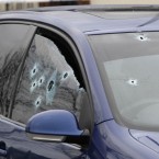 A bodybuilder from Dublin survived an assassination attempt on Thursday night. He was shot at least five times as a gunman fired into his car as he pulled up at his girlfriend's house at Rusheeny Manor in Clonsilla.