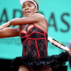 Williams drew whistles when she appeared on the court in Paris in last May in a lacy, red-trimmed, black can-can outfit. She had come straight from a lock-in at the Moulin Rouge.