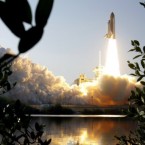 Space shuttle Discovery lifts off from the Kennedy Space Centre in Cape Canaveral, Florida, for its final trip to the International Space Station. Pic: AP Photo/Terry Renna.