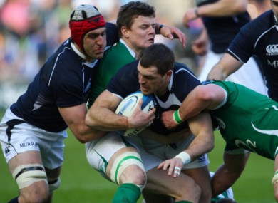 This isn't the only ruckus Brian O'Driscoll found himself in the middle of today...