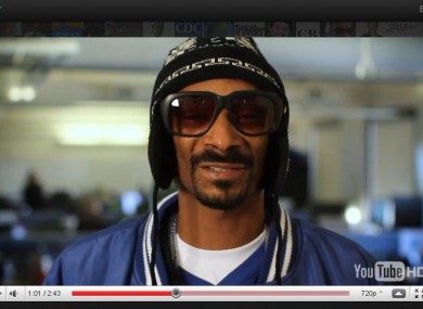 Snoop Dogg keeping it 