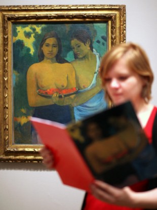 File photo f 'Two Tahitian Women' - diplayed in London, 2010.