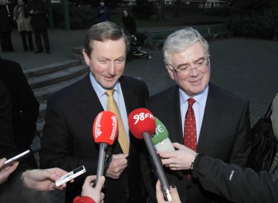 Enda Kenny turns 60 today, while his Tánaiste Eamon Gilmore turns 56.