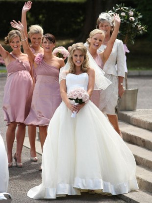 Fit for a princess: Amy Huberman on her own wedding day
