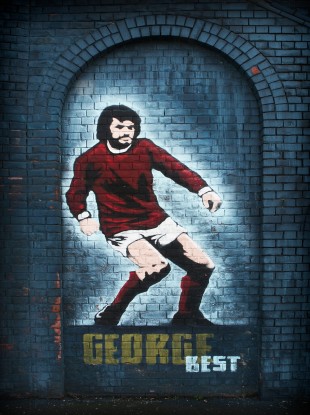 George Best mural