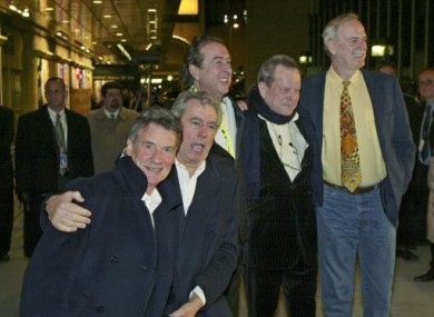 The original surviving Monty Python members - pictured left to right, Michael Palin, Terry Jones, Eric Idle, Terry Gilliam and John Cleese