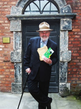 Senator David Norris at today's launch of the 2011 Bloomsday celebrations which will run from 11-16 June