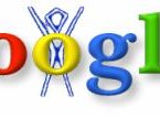 The doodle represents Google founders Larry Page and Sergey Brin attending the Burning Man festival in the US in 1998. 