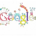 A doodle by Layla Karpuz from Mary, Mother of Hope Junior National School in Dublin. The doodle appears on www.google.ie on 9 March