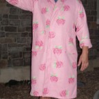 Woman with curlers