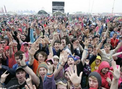 The rain didn't stop play at last year's Oxegen Festival.