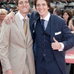 Oliver and James Phelps arriving for the world premiere of Harry Potter And The Deathly Hallows: Part 2 in London.