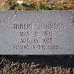 Robert Johnson, pioneering blues guitarist: Suspected strychnine poisoning, 1938. (AP Photo/Justin M. Norton)