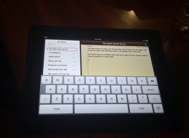 The iPad's on-screen keyboard is considered relatively easy to type with - but can you type the alphabet in 5 seconds or less?