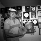 Frisbee inventor Ed Headrick, who died in 2002, stipulated that his ashes should be incorporated into a series of limited edition Frisbees. Some were given to family members and some were sold with the proceeds going to charity. Pic: BRETT BEHRENS/AP/Press Association Images