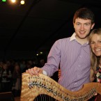Kavan Donohoe and Sharon Shannon after last night's gig.