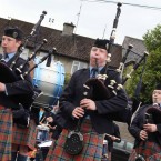Bagpipers during the parade. 