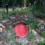 One of the many hobbit houses in the Shire 