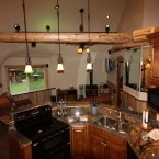 The interior of the main hobbit house 