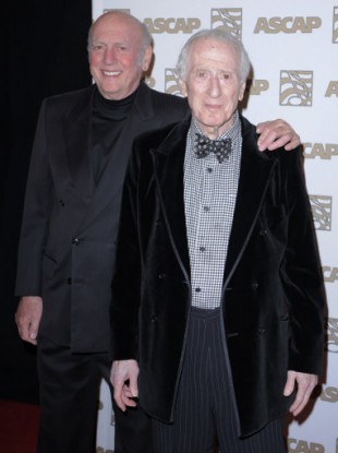 Stoller and Leiber in 2008 at the 25th annual ASCAP Pop Music Awards in Los Angeles.