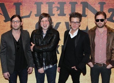 Kings of Leon at the European premiere of their documentary Talihina Sky at the Edinburgh Film Festival on 25 June.