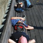 The Liffey boardwalk (Leon Farrell/Photocall Ireland)