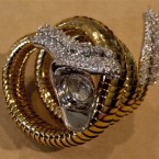 Taylor's diamond, emerald and gold 