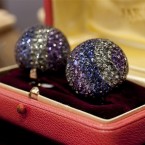 Diamond and multi-colored sapphire 