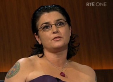 Sinead O'Connor on the Late Late last night.