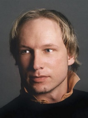  In this undated file image obtained from the Twitter page of Anders Behring Breivik, 32, who was arrested in connection with the twin attacks on a youth camp and a government building in Oslo, Norway. 