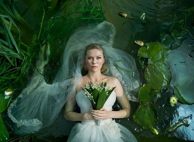 Kirsten Dunst in Melancholia 