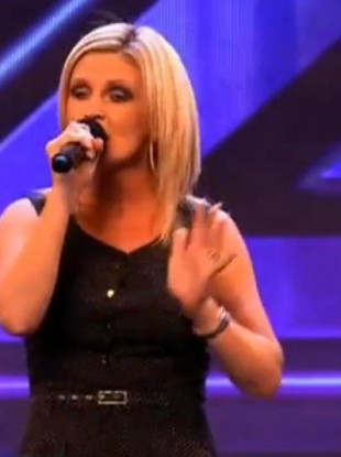 Michelle Barrett performs on last night's programme.