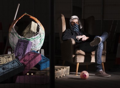 Street artist ADW ahead of the launch of his Pricks and Mortar exhibition at Dublin's South Studios.