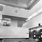 Student in the library, 1999.