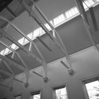 Victorian rooflight in the dissection room in Earlsfort Terrace, 2006.