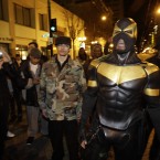 Feburary 2011 photo of Phoenix Jones in downtown Seattle. (AP Photo/Ted S. Warren/PA Images)