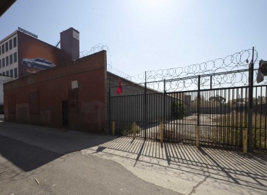 The building from which the guns were stolen