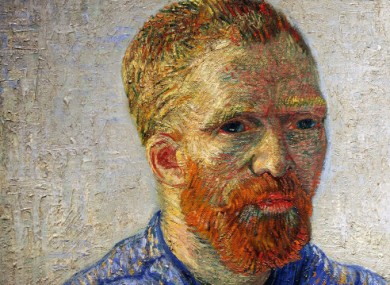 Self-portrait as an Artist by Vincent Van Gogh.