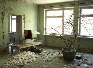 A photograph taken by Kieran O'Donoghue in Chernobyl that will form part of his exhibition at Fumbally Court.