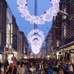 The lights on Henry Street today. (Image: Leon Farrell/Photocall Ireland)