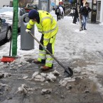 The not-so nice side of the snow starts to show.
Photo: Sasko Lazarov/Photocall Ireland