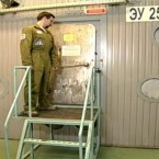 Preparing to break the seal on the Mars500 mission pod...