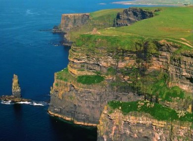 Undated Shannon Development image of the Cliffs of Moher.