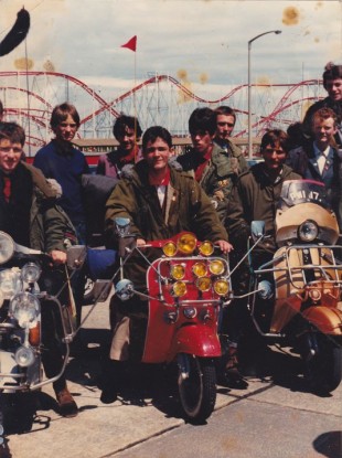 Irish mods show off their bikes