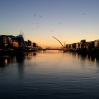 Kieran took this photo over the Liffey on 1 November - it seems watery winter dawns have been creeping in for a while now...