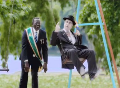 'Robert Mugabe' and 'PW Botha' play in the latest Nando's ad